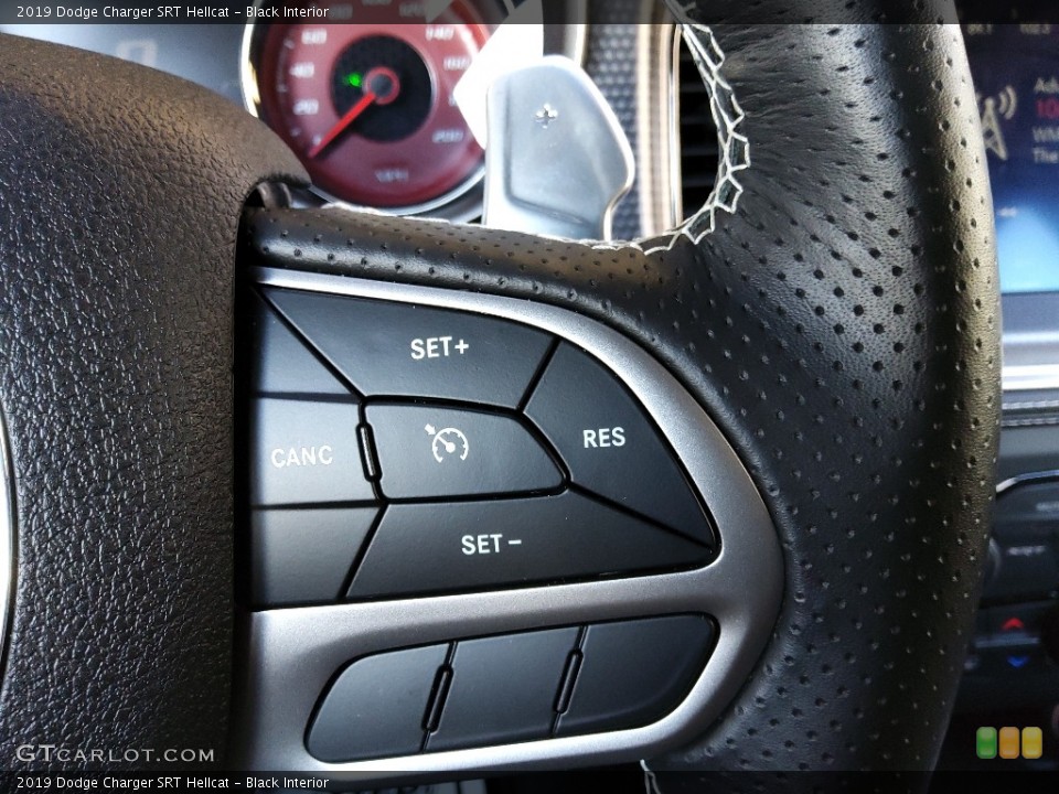 Black Interior Steering Wheel for the 2019 Dodge Charger SRT Hellcat #143302769