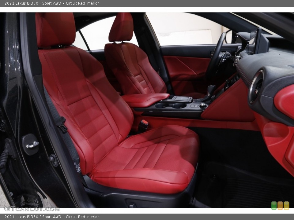 Circuit Red Interior Front Seat for the 2021 Lexus IS 350 F Sport AWD #143305177