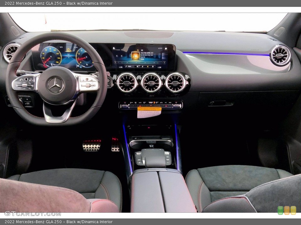 Black w/Dinamica Interior Dashboard for the 2022 Mercedes-Benz GLA 250 #143305500