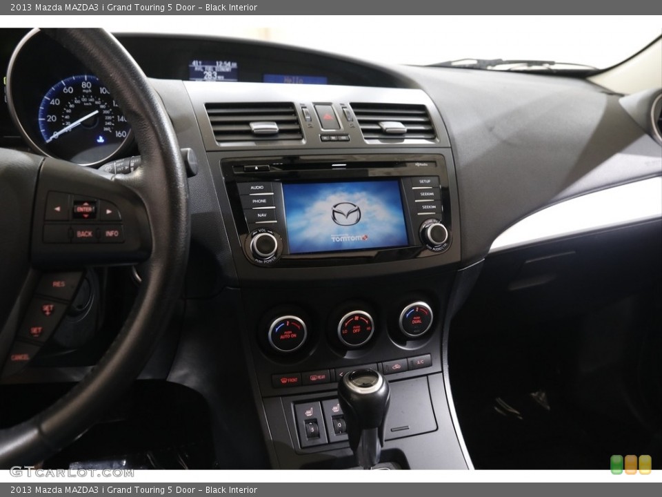 Black Interior Controls for the 2013 Mazda MAZDA3 i Grand Touring 5 Door #143305665