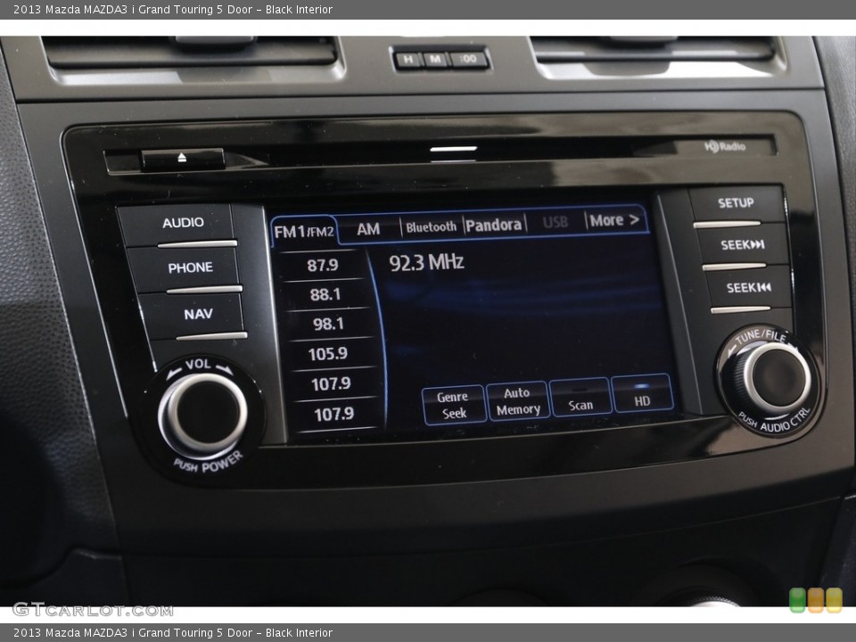 Black Interior Audio System for the 2013 Mazda MAZDA3 i Grand Touring 5 Door #143305671