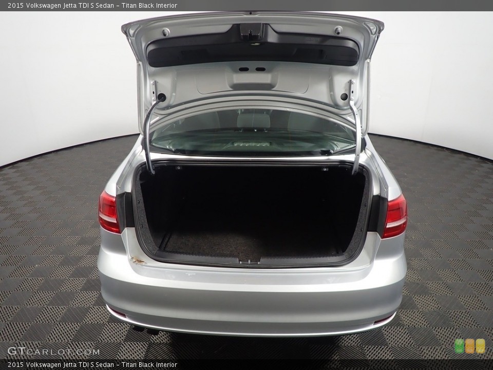 Titan Black Interior Trunk for the 2015 Volkswagen Jetta TDI S Sedan #143311167