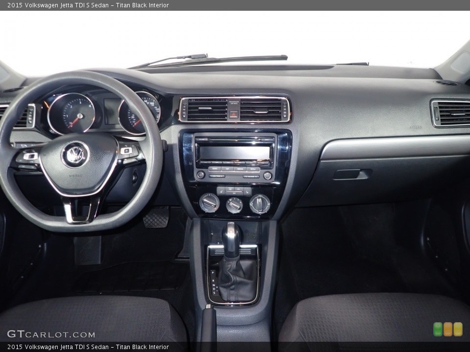 Titan Black Interior Front Seat for the 2015 Volkswagen Jetta TDI S Sedan #143311424