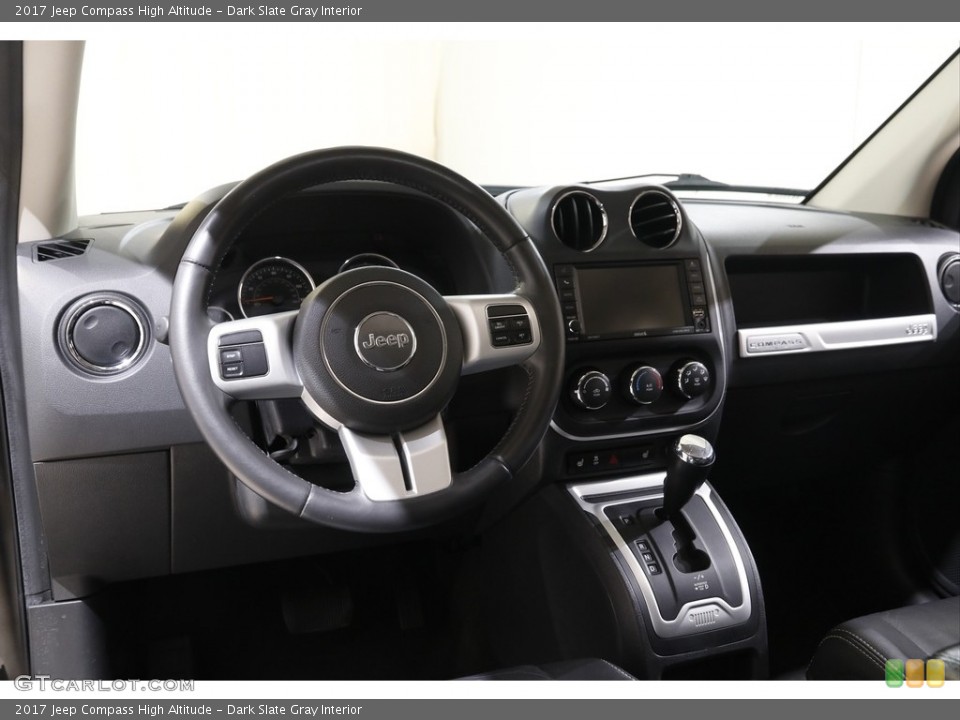 Dark Slate Gray Interior Dashboard for the 2017 Jeep Compass High Altitude #143313531