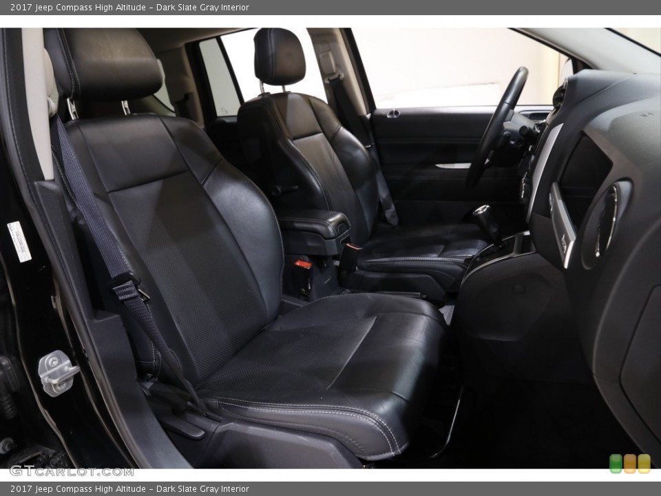 Dark Slate Gray Interior Front Seat for the 2017 Jeep Compass High Altitude #143313639