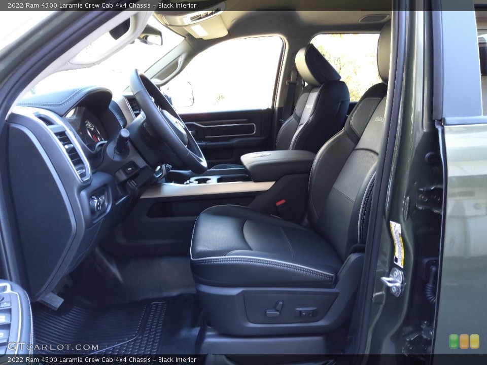 Black Interior Photo for the 2022 Ram 4500 Laramie Crew Cab 4x4 Chassis #143315133