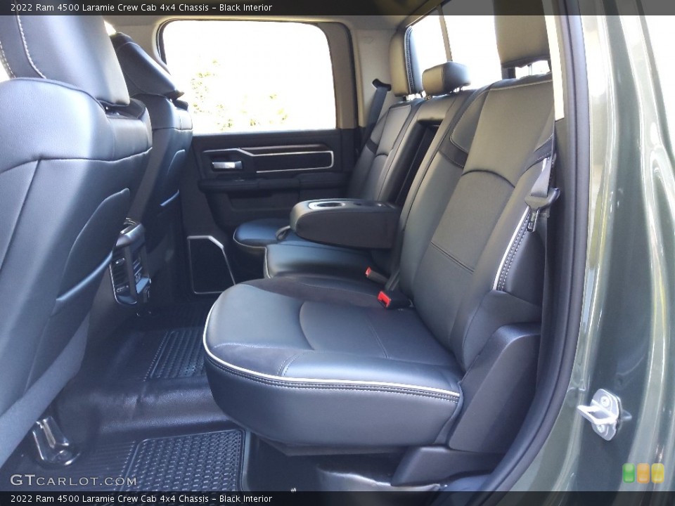 Black Interior Rear Seat for the 2022 Ram 4500 Laramie Crew Cab 4x4 Chassis #143315151