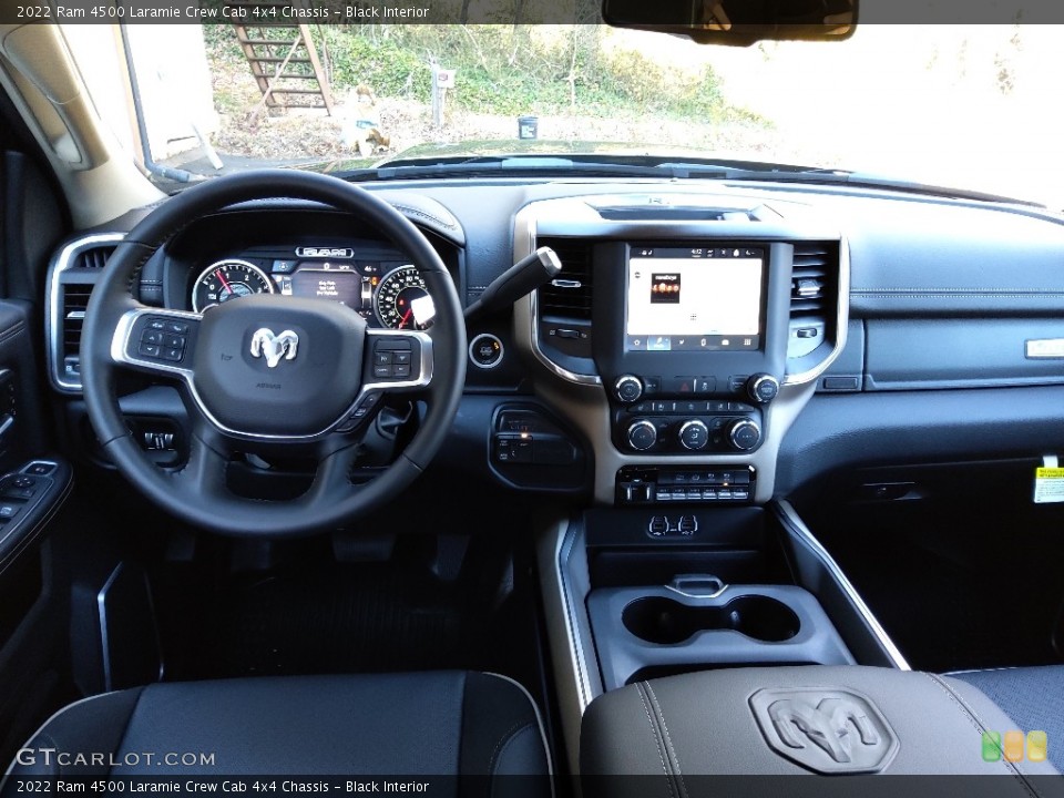 Black Interior Dashboard for the 2022 Ram 4500 Laramie Crew Cab 4x4 Chassis #143315187