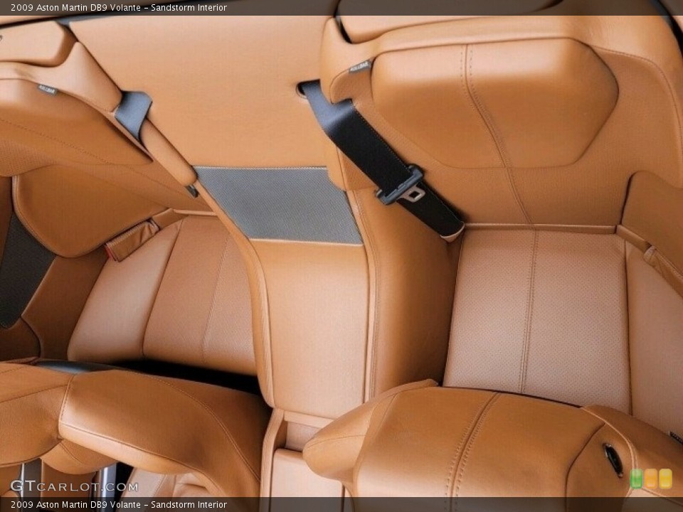 Sandstorm Interior Rear Seat for the 2009 Aston Martin DB9 Volante #143315502