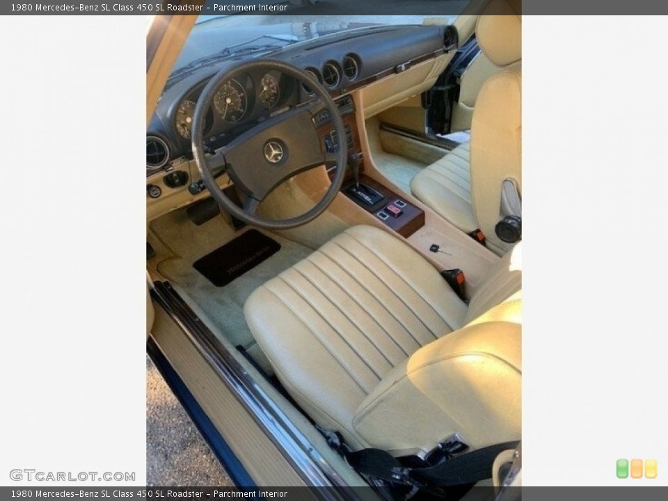 Parchment Interior Photo for the 1980 Mercedes-Benz SL Class 450 SL Roadster #143316269