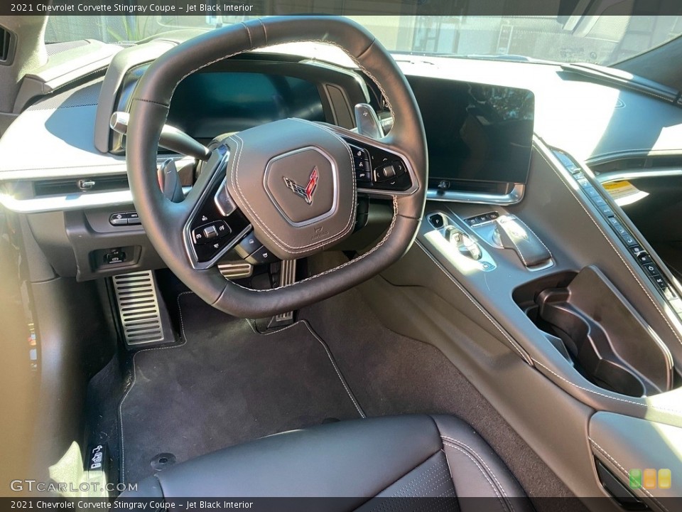 Jet Black Interior Dashboard for the 2021 Chevrolet Corvette Stingray Coupe #143319290
