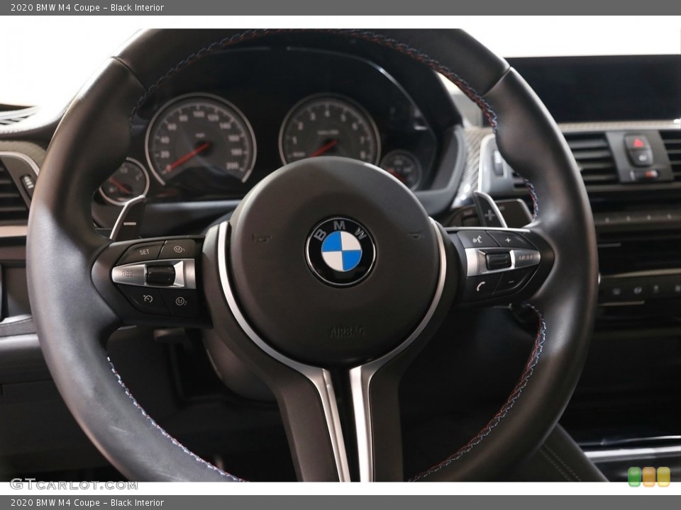 Black Interior Steering Wheel for the 2020 BMW M4 Coupe #143319524