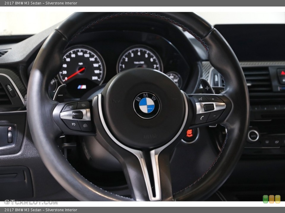 Silverstone Interior Steering Wheel for the 2017 BMW M3 Sedan #143320442