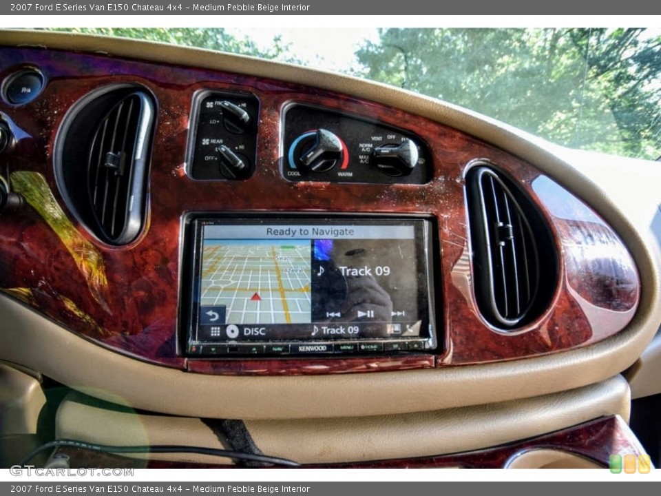 Medium Pebble Beige Interior Controls for the 2007 Ford E Series Van E150 Chateau 4x4 #143322986