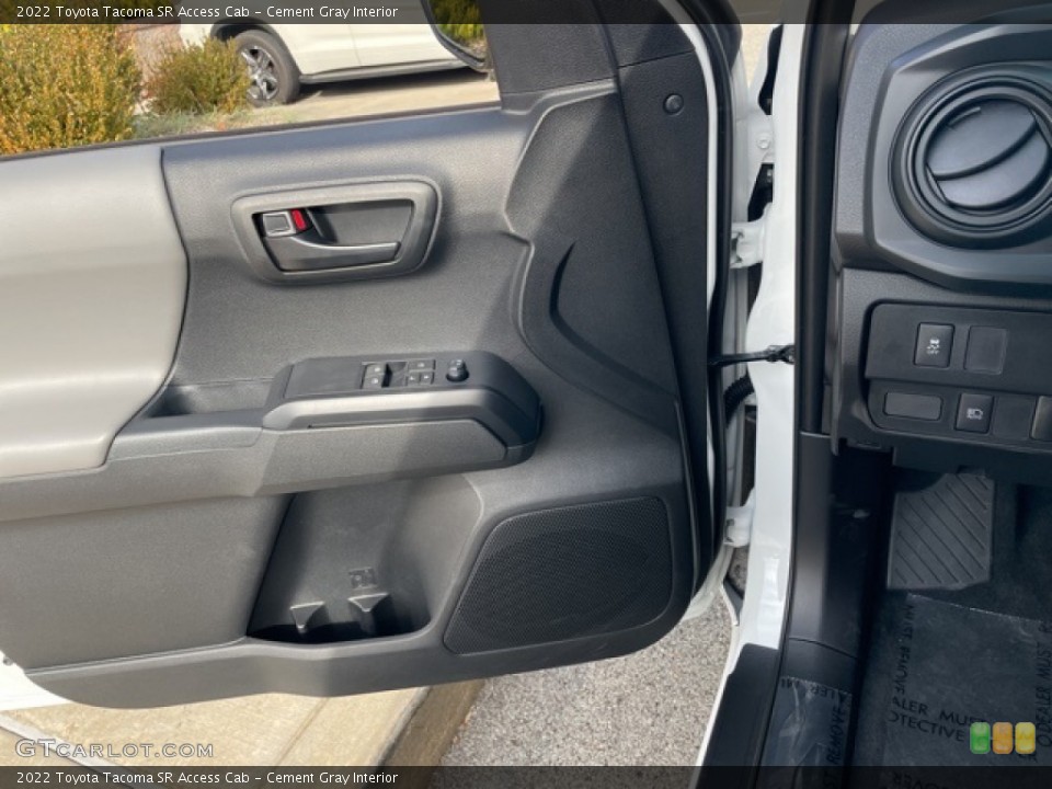 Cement Gray Interior Door Panel for the 2022 Toyota Tacoma SR Access Cab #143323926
