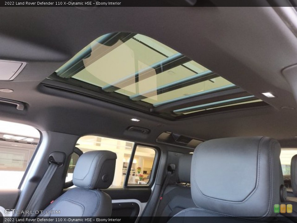 Ebony Interior Sunroof for the 2022 Land Rover Defender 110 X-Dynamic HSE #143323986