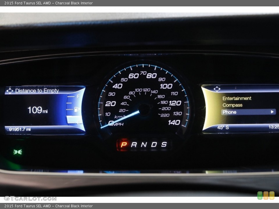 Charcoal Black Interior Gauges for the 2015 Ford Taurus SEL AWD #143324040