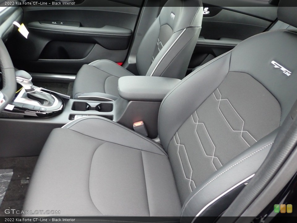 Black Interior Front Seat for the 2022 Kia Forte GT-Line #143325345