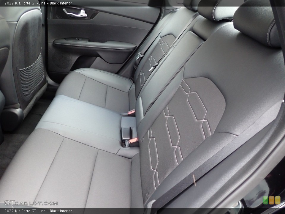 Black Interior Rear Seat for the 2022 Kia Forte GT-Line #143325366