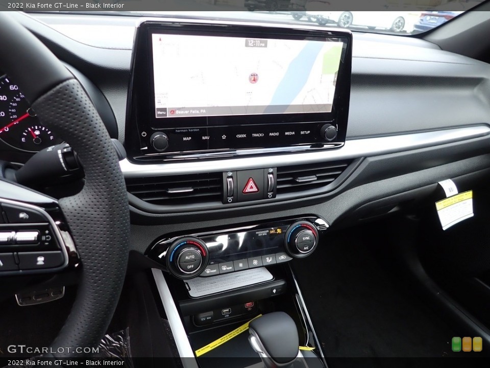 Black Interior Controls for the 2022 Kia Forte GT-Line #143325480