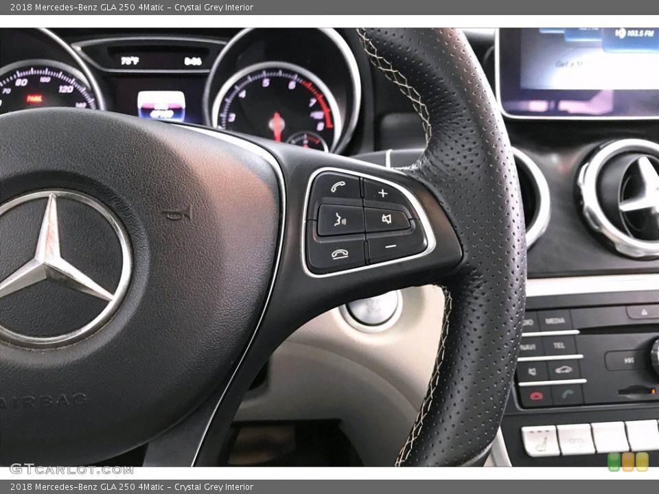 Crystal Grey Interior Steering Wheel for the 2018 Mercedes-Benz GLA 250 4Matic #143326224