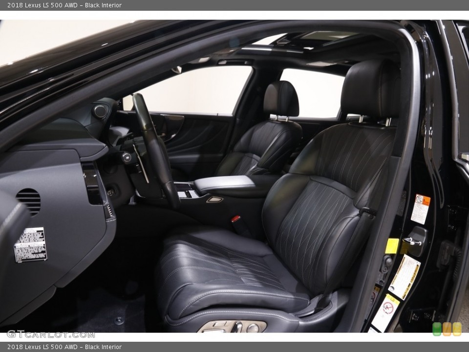 Black Interior Photo for the 2018 Lexus LS 500 AWD #143326272