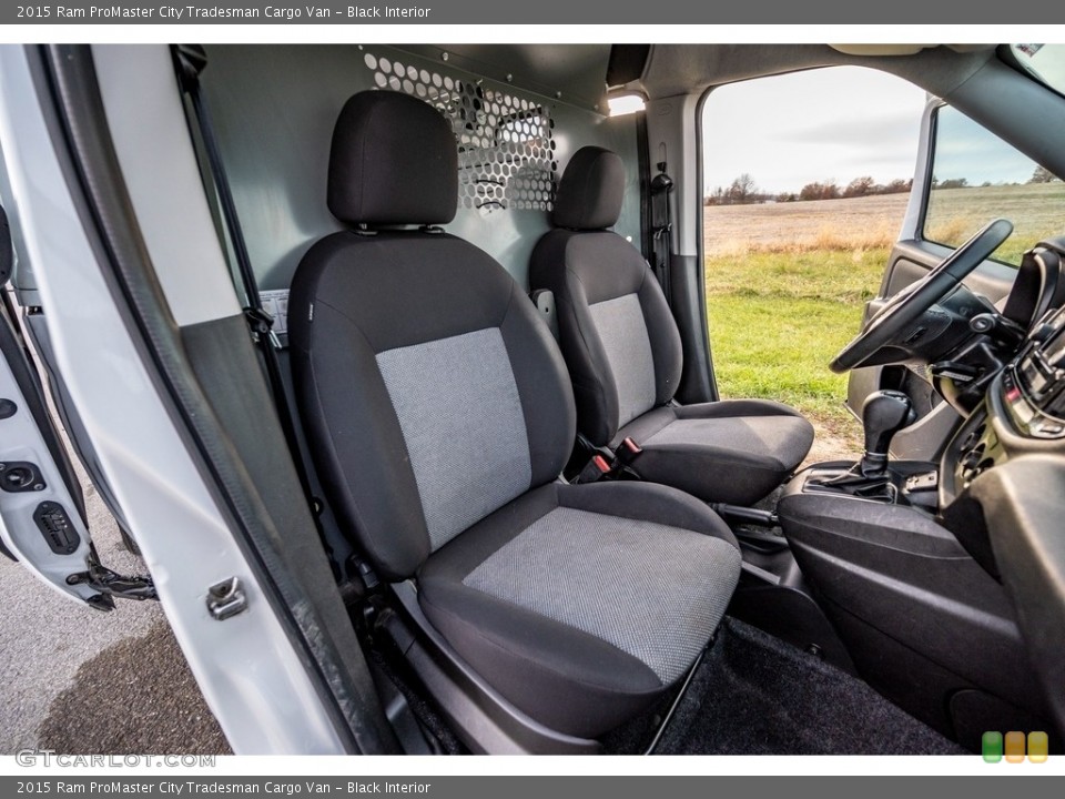 Black Interior Front Seat for the 2015 Ram ProMaster City Tradesman Cargo Van #143329466