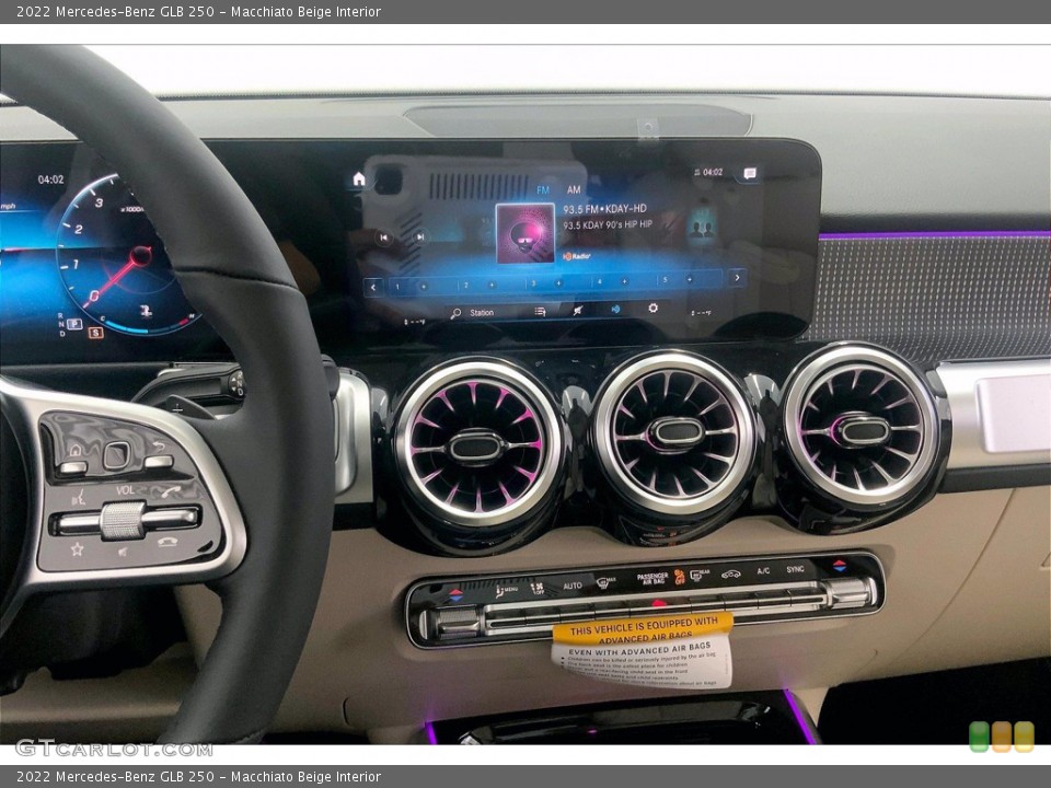 Macchiato Beige Interior Controls for the 2022 Mercedes-Benz GLB 250 #143331326