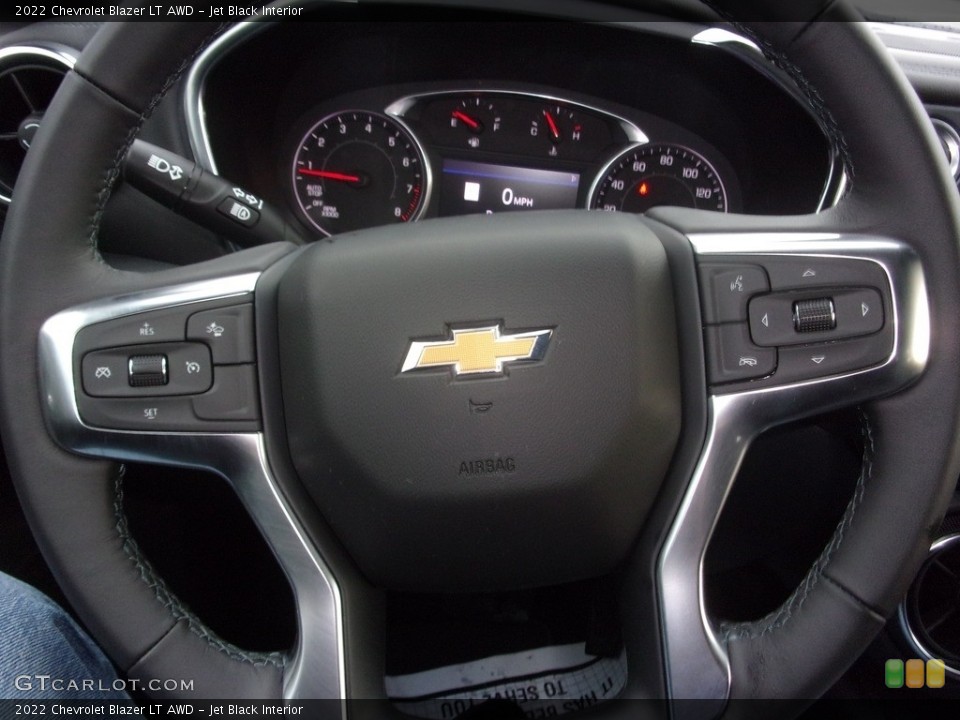 Jet Black Interior Steering Wheel for the 2022 Chevrolet Blazer LT AWD #143331614