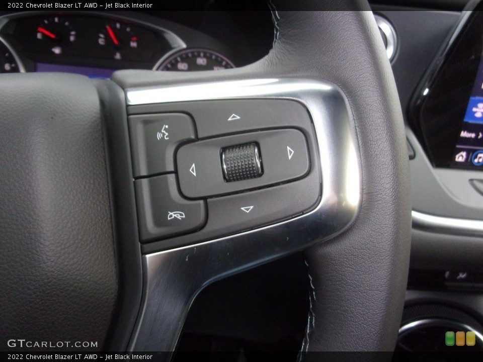 Jet Black Interior Steering Wheel for the 2022 Chevrolet Blazer LT AWD #143331635