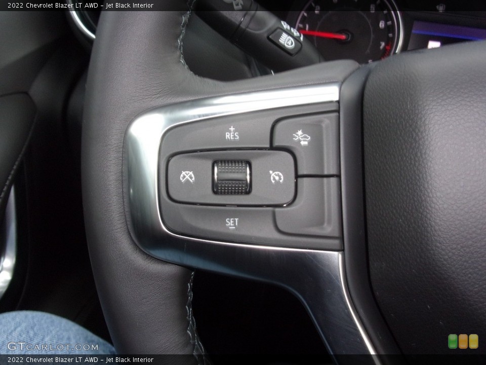 Jet Black Interior Steering Wheel for the 2022 Chevrolet Blazer LT AWD #143331656