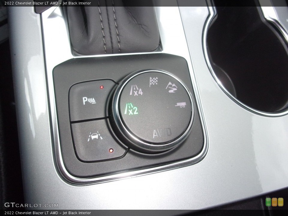 Jet Black Interior Controls for the 2022 Chevrolet Blazer LT AWD #143331959