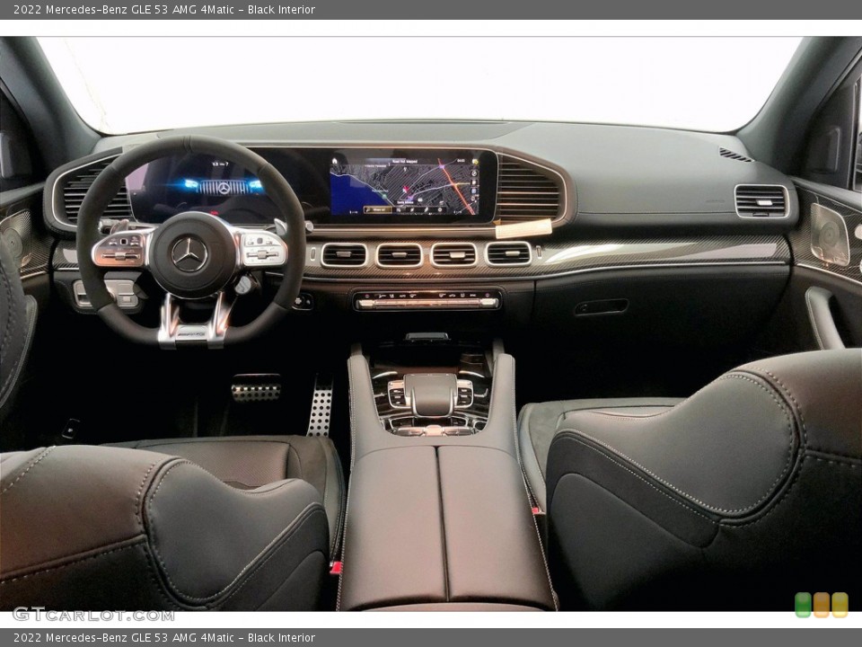 Black Interior Dashboard for the 2022 Mercedes-Benz GLE 53 AMG 4Matic #143332409