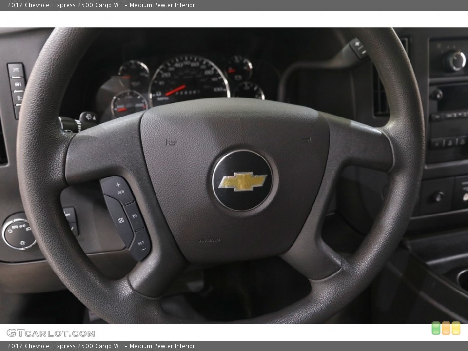 Medium Pewter Interior Steering Wheel for the 2017 Chevrolet Express 2500 Cargo WT #143336447