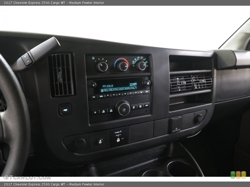 Medium Pewter Interior Dashboard for the 2017 Chevrolet Express 2500 Cargo WT #143336480