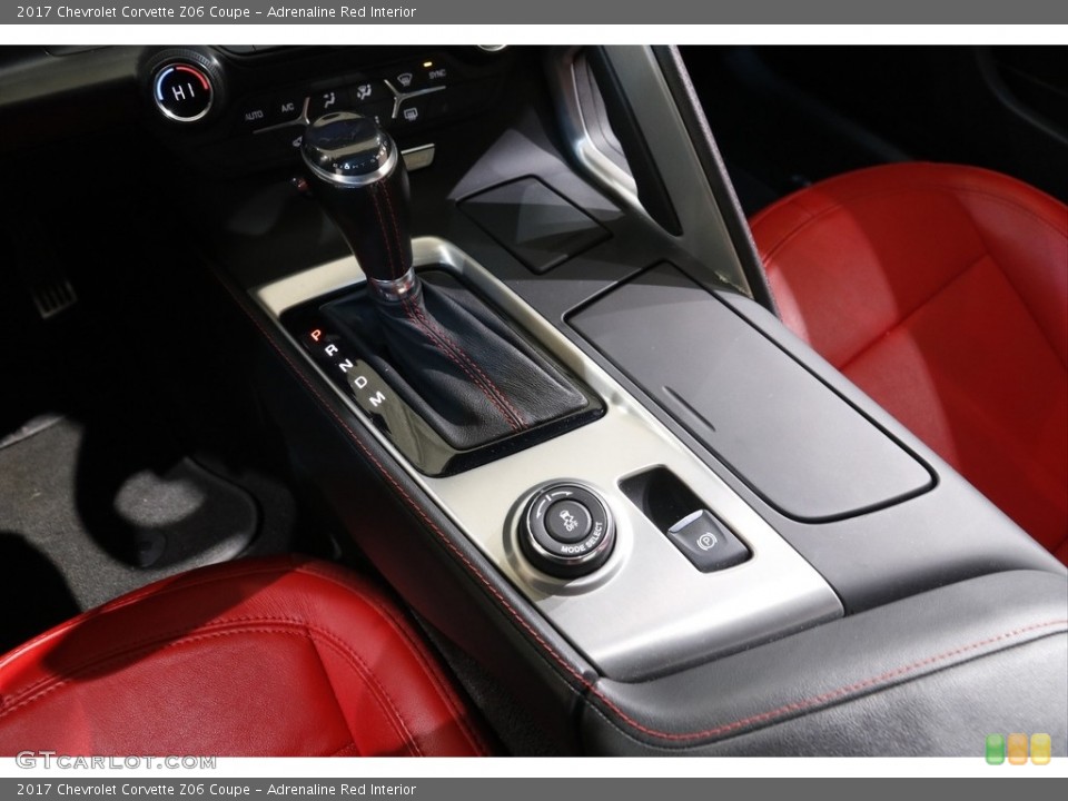 Adrenaline Red Interior Transmission for the 2017 Chevrolet Corvette Z06 Coupe #143336900