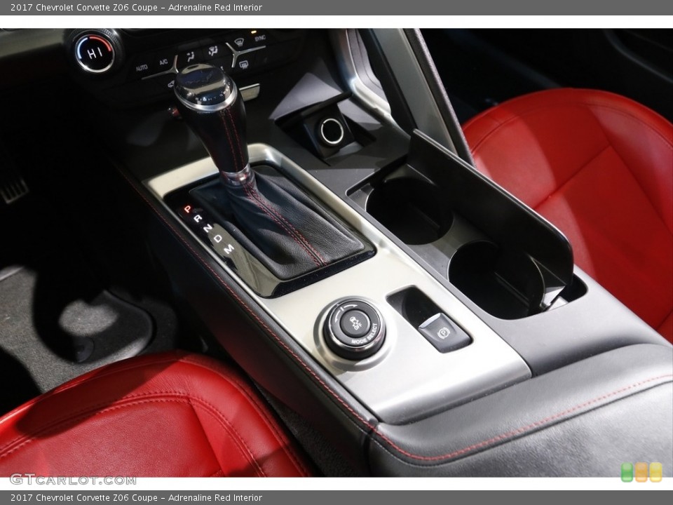 Adrenaline Red Interior Transmission for the 2017 Chevrolet Corvette Z06 Coupe #143336918