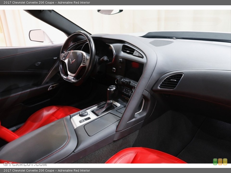 Adrenaline Red Interior Dashboard for the 2017 Chevrolet Corvette Z06 Coupe #143336933