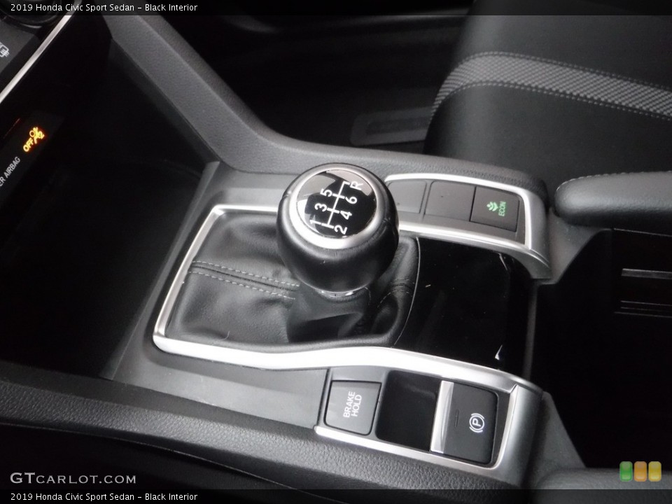 Black Interior Transmission for the 2019 Honda Civic Sport Sedan #143337596