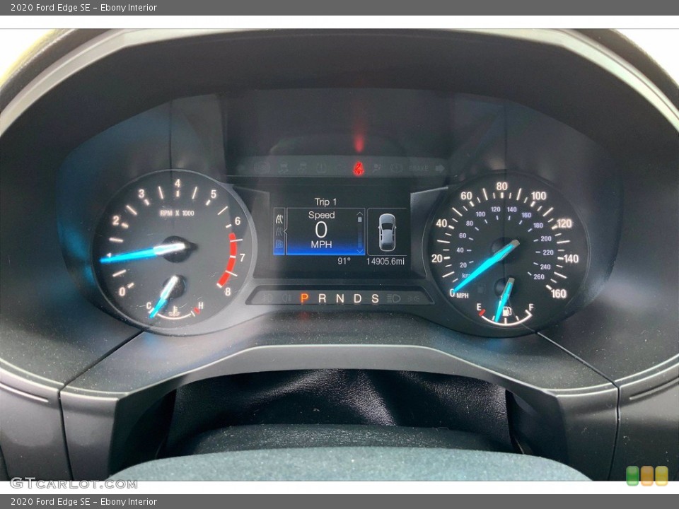 Ebony Interior Gauges for the 2020 Ford Edge SE #143339267