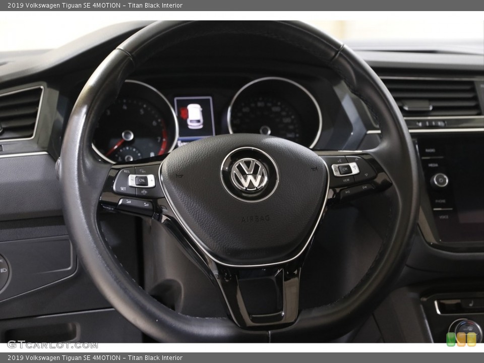 Titan Black Interior Steering Wheel for the 2019 Volkswagen Tiguan SE 4MOTION #143341126