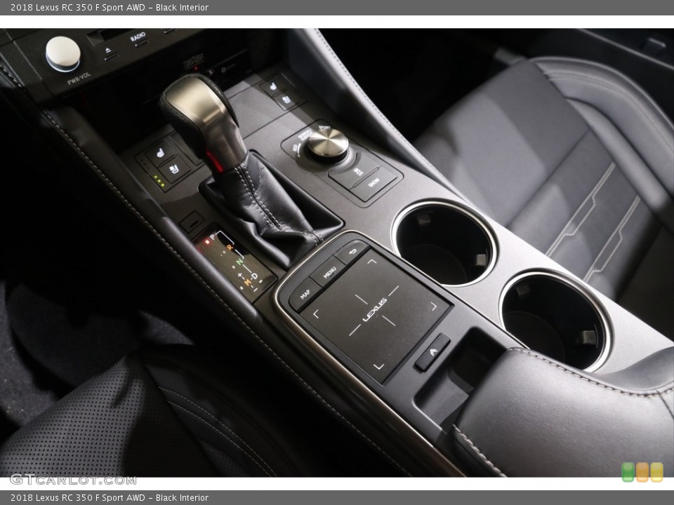 Black Interior Transmission for the 2018 Lexus RC 350 F Sport AWD #143341703