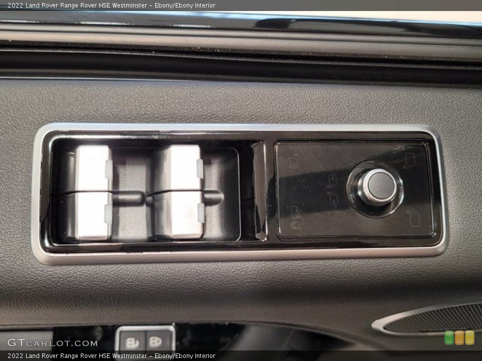 Ebony/Ebony Interior Controls for the 2022 Land Rover Range Rover HSE Westminster #143342239