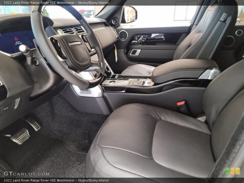 Ebony/Ebony Interior Photo for the 2022 Land Rover Range Rover HSE Westminster #143342251