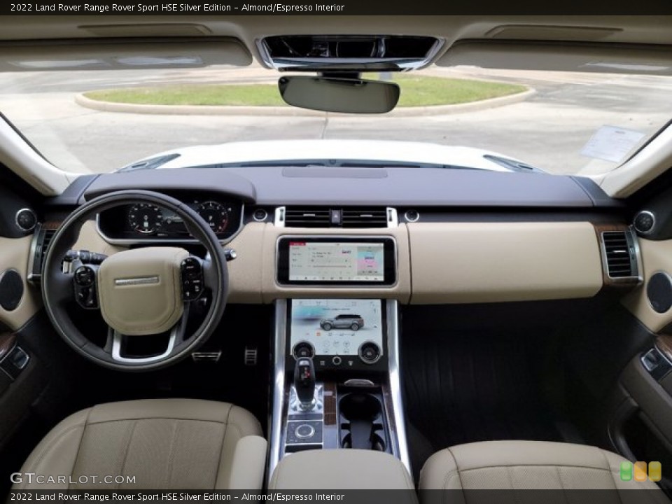Almond/Espresso Interior Dashboard for the 2022 Land Rover Range Rover Sport HSE Silver Edition #143342509