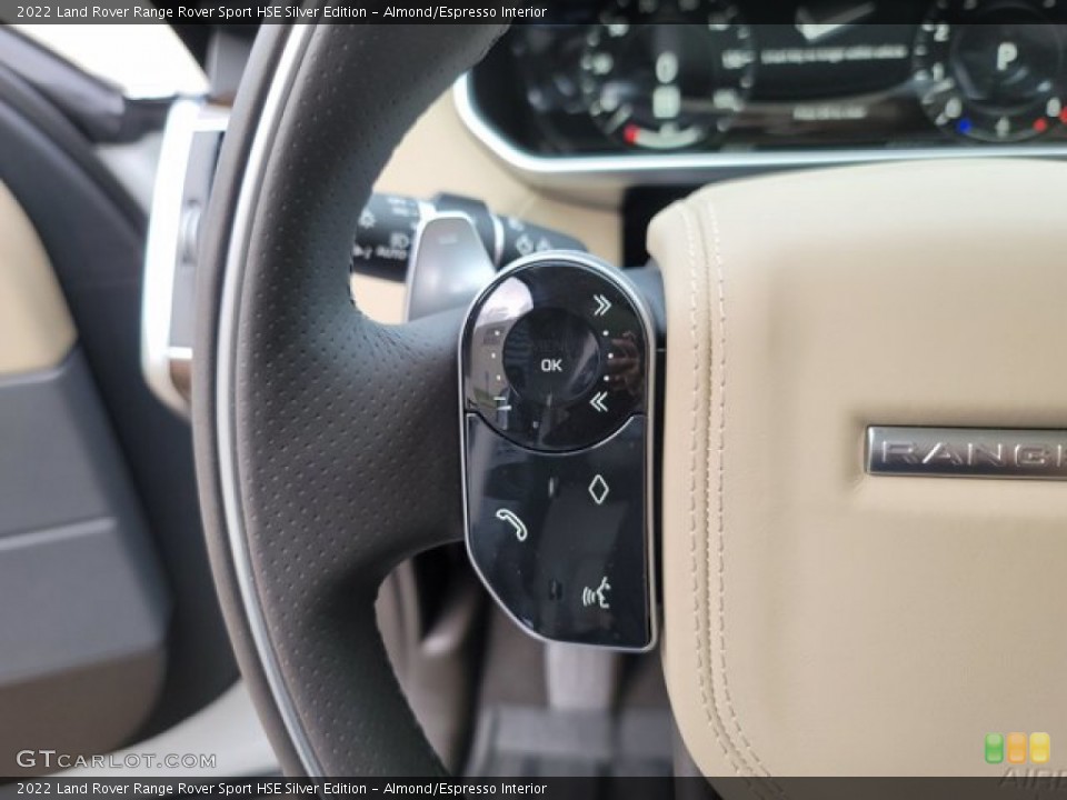 Almond/Espresso Interior Steering Wheel for the 2022 Land Rover Range Rover Sport HSE Silver Edition #143342683