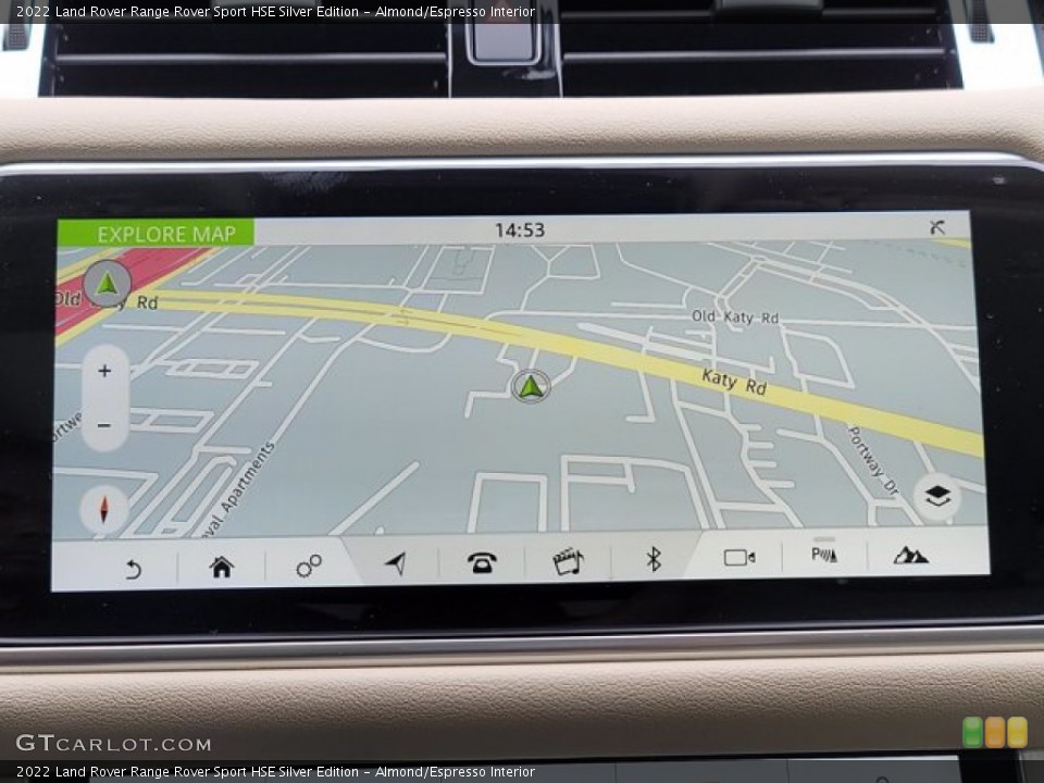 Almond/Espresso Interior Navigation for the 2022 Land Rover Range Rover Sport HSE Silver Edition #143342752