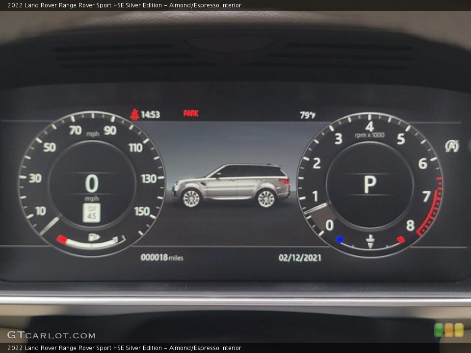 Almond/Espresso Interior Gauges for the 2022 Land Rover Range Rover Sport HSE Silver Edition #143342767