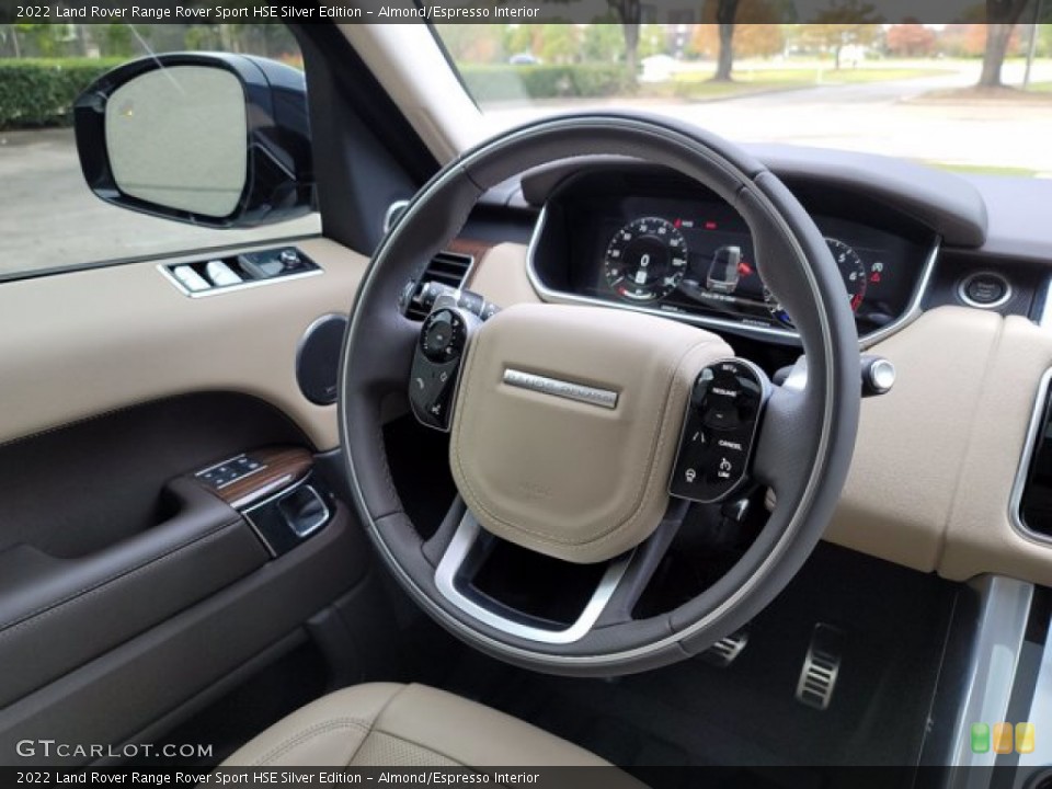 Almond/Espresso Interior Steering Wheel for the 2022 Land Rover Range Rover Sport HSE Silver Edition #143342851