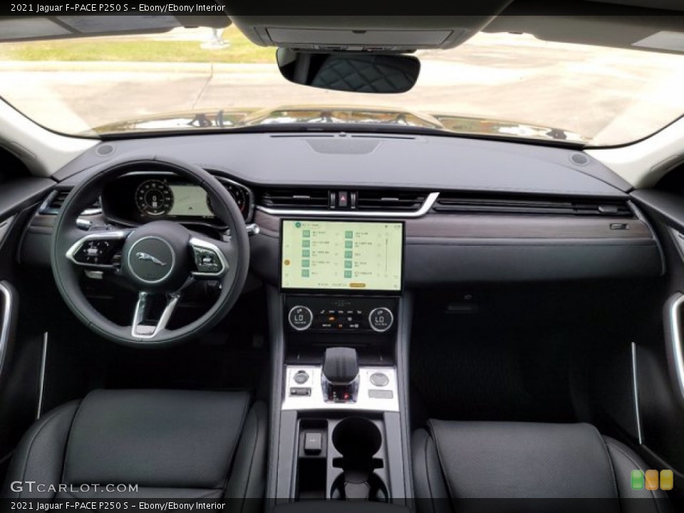 Ebony/Ebony Interior Dashboard for the 2021 Jaguar F-PACE P250 S #143342956